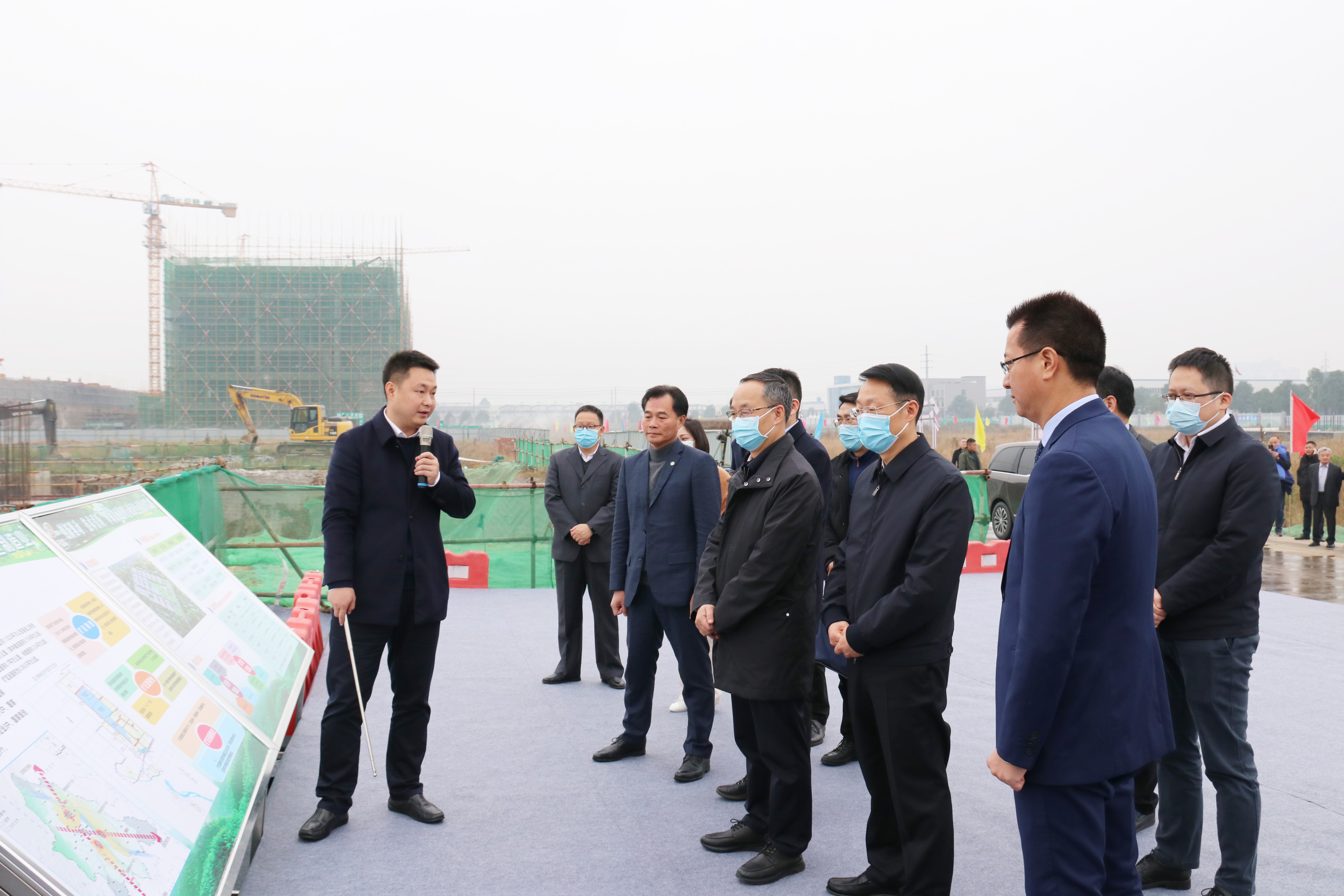 四川省政府領(lǐng)導(dǎo)一行調(diào)研金茂源（西南·青神）表面處理循環(huán)經(jīng)濟(jì)產(chǎn)業(yè)園